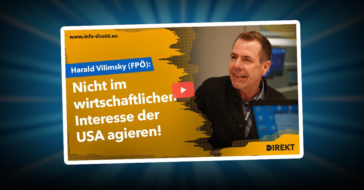 FPÖ-Vilimsky fordert "Achse des Friedens"