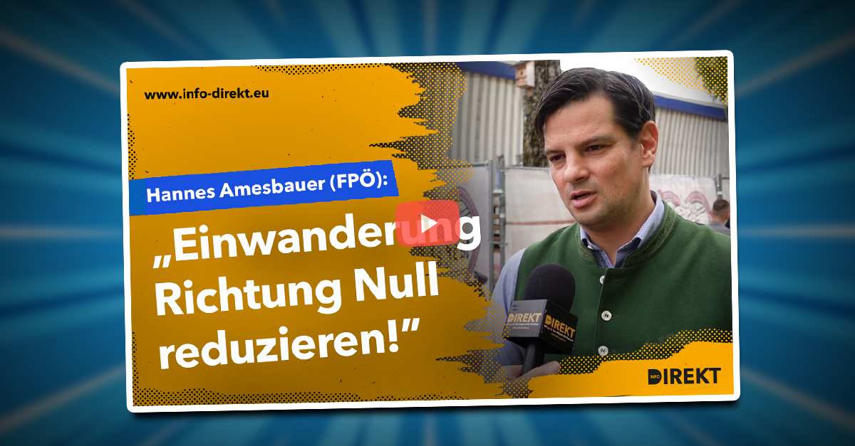 Amesbauer zur Kalifat-Debatte: "Einwanderung Richtung Null reduzieren"