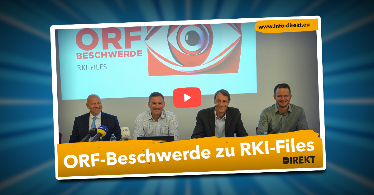 Beschwerde gegen ORF wegen RKI-Corona-Protokollen