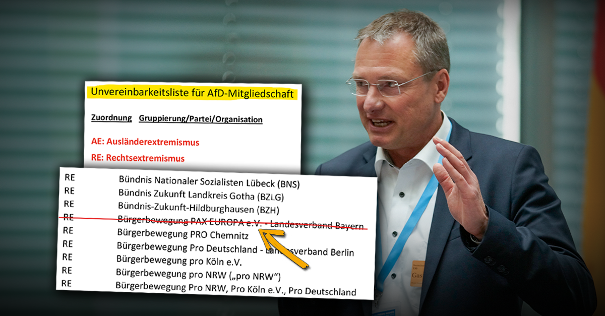 AfD streicht Stürzenbergers BPE von der Unvereinbarkeitsliste