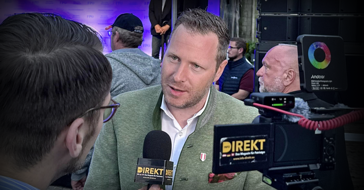 FPÖ-Generalsekretär Michael Schnedlitz erklärt den Unterschied zwischen AfD und FPÖ.