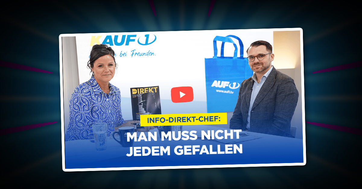 Scharfmüller bei AUF1: "Man muss nicht jedem gefallen!"
