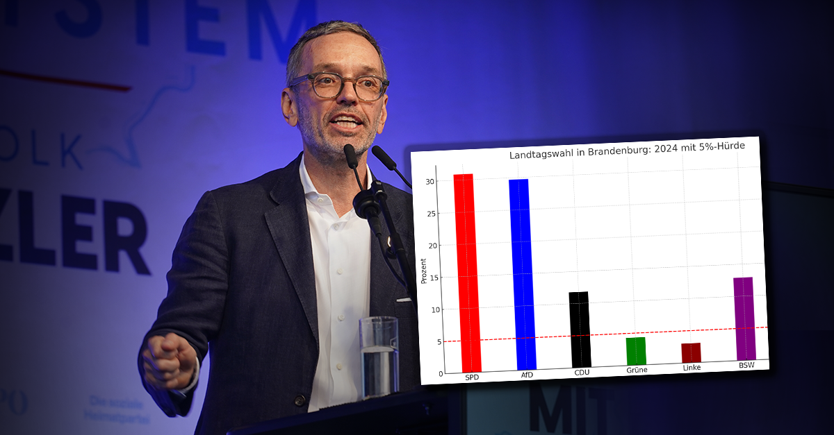 AfD Erfolg in Brandenburg: So gratuliert FPÖ-Chef Kickl
