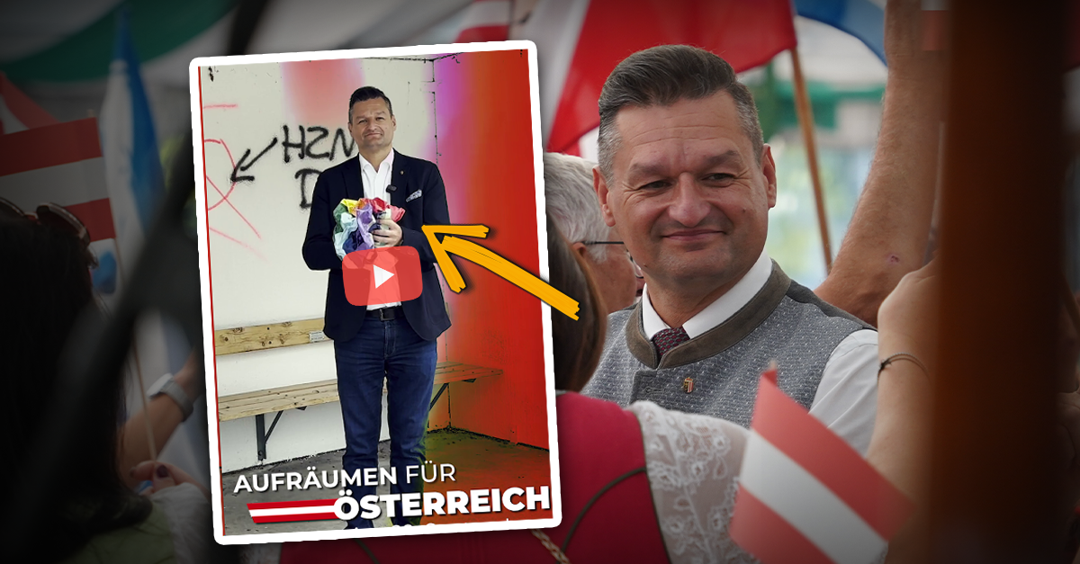 FPÖ-Kandidat erhält Unterstützung von hysterischen Linken!
