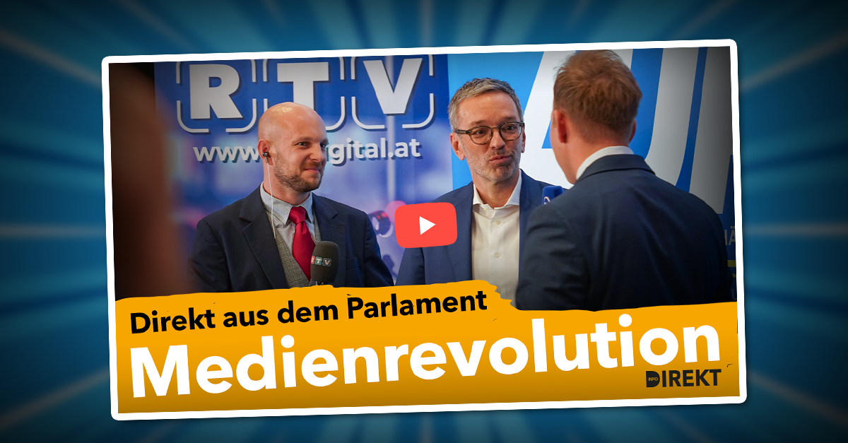 Live aus dem Parlament: Medienrevolution rollt weiter!