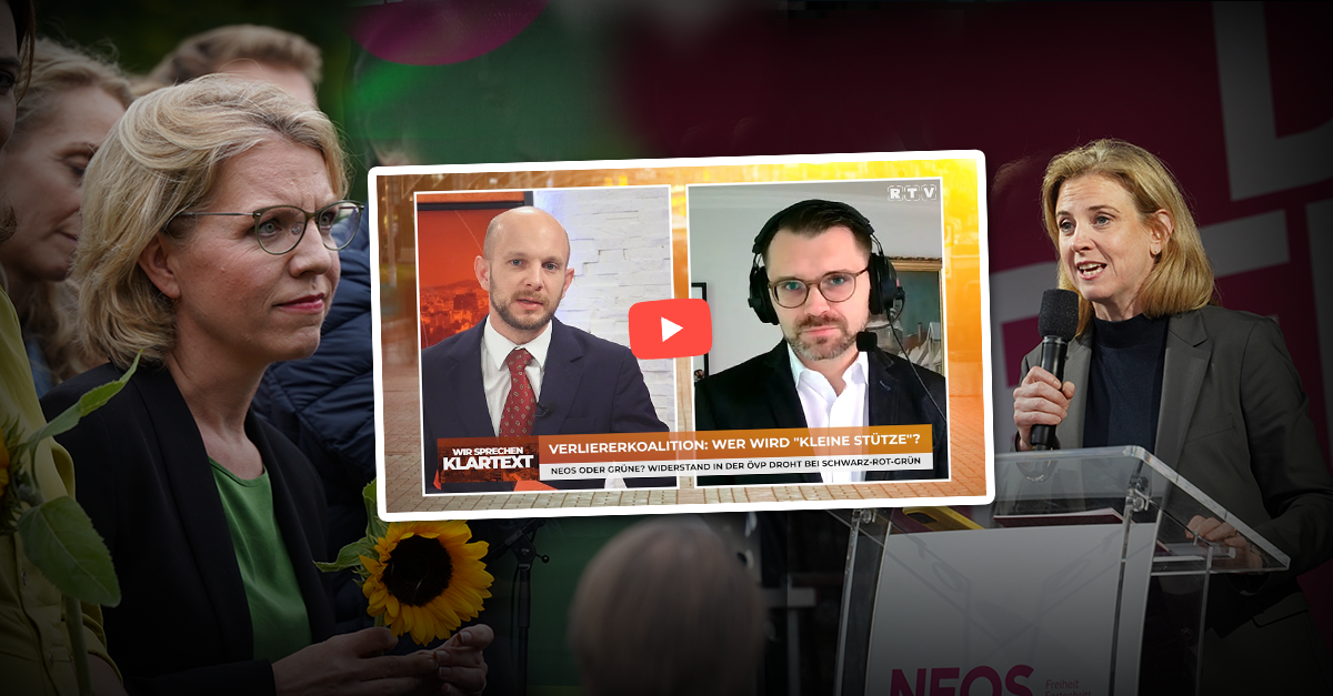 Grüne oder NEOS: Wer stützt die ÖVP-SPÖ-Verliererregierung?