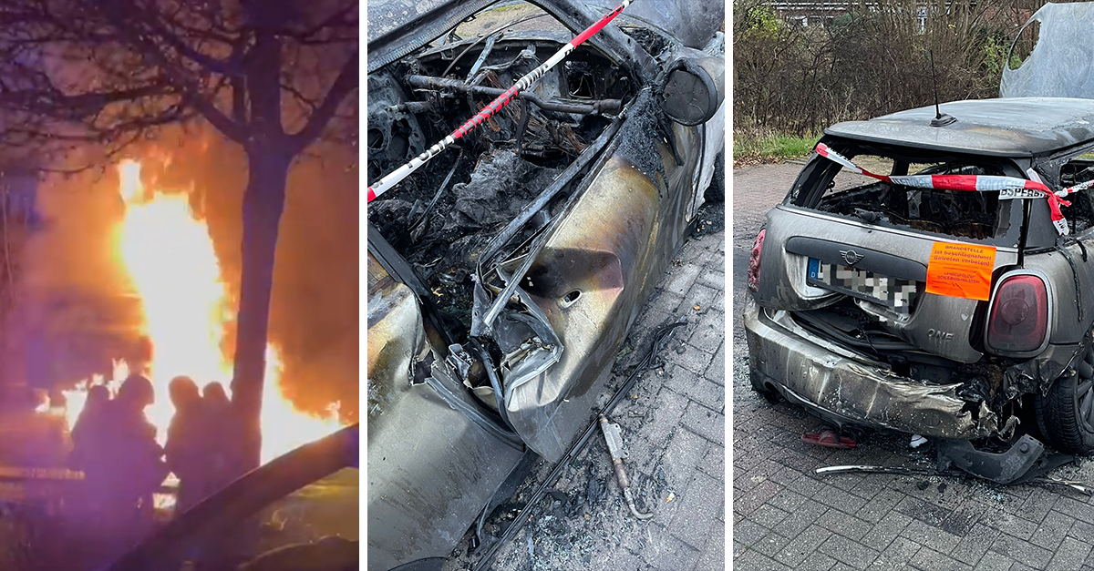 Mutmaßlicher Antifa-Brandanschlag auf Auto von JA-Mitglied