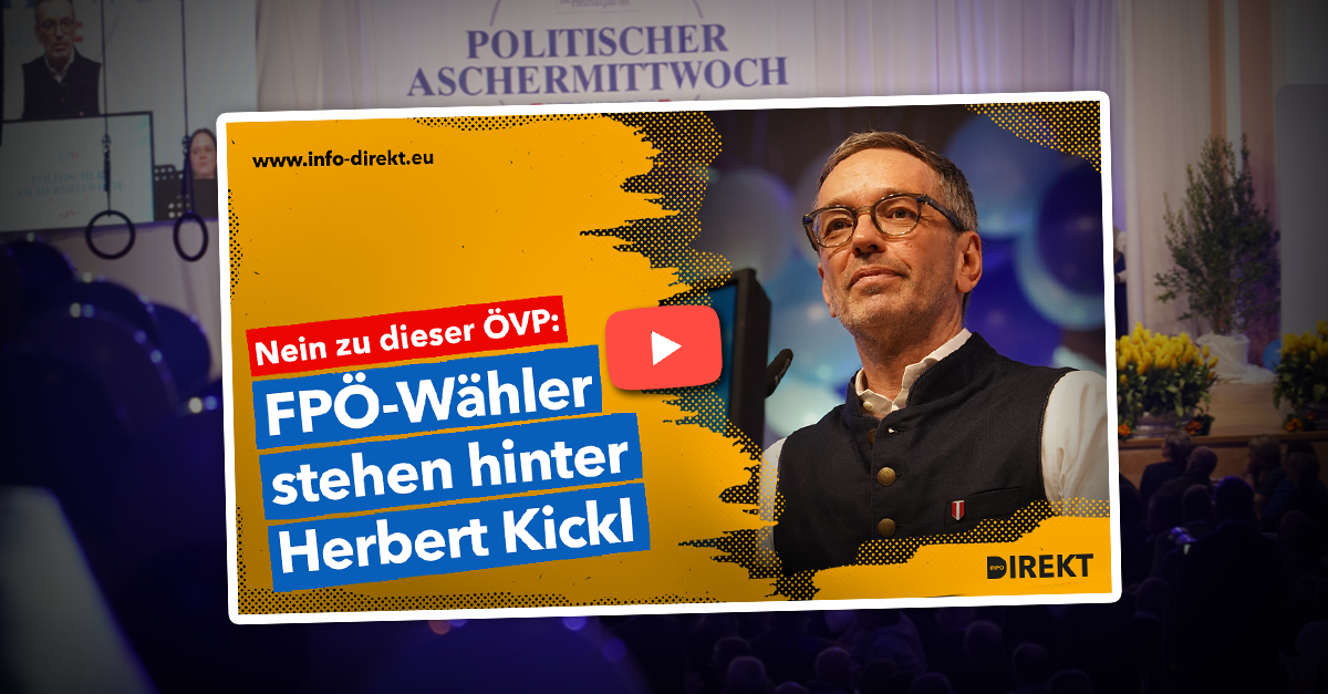 FPÖ-Wähler stehen hinter Kickl: Nein zu dieser ÖVP!