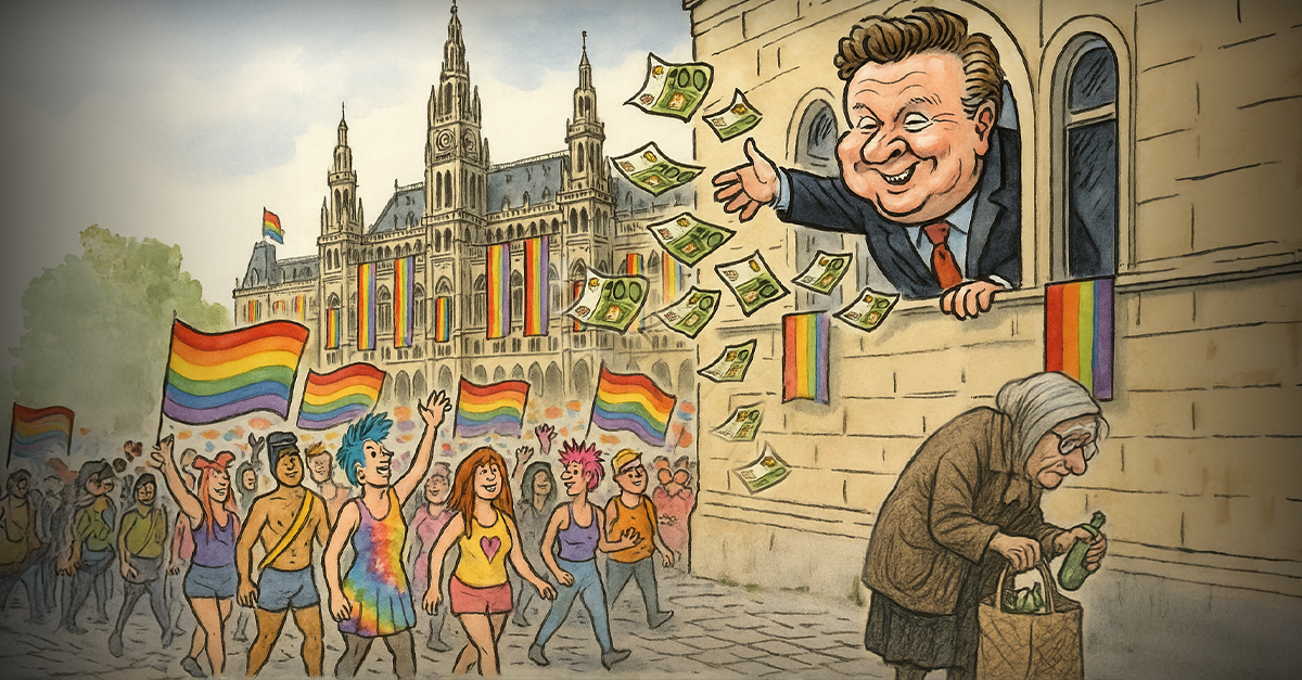 Rotes Wien: Trotz Sparkurs noch mehr Geld für LGBTQ-Ideologie