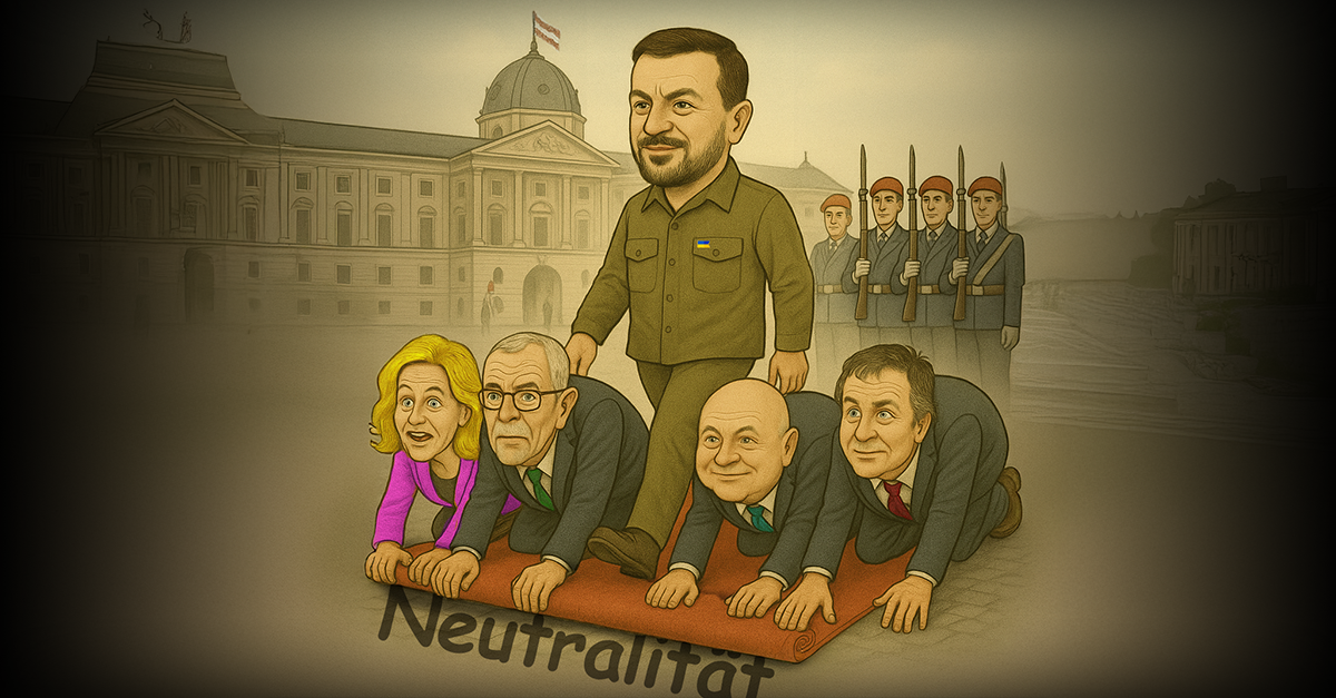 Selenskyj in Wien: Neutralität unter rotem Teppich beerdigt