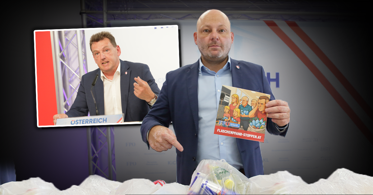 Teuer, unfair, intransparent: FPÖ startet Petition gegen Flaschenpfand