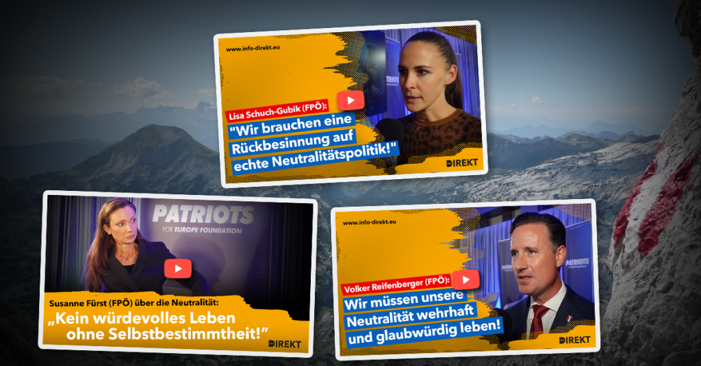 Staatsfeiertag: FPÖ will Österreichs Neutralität glaubhaft leben