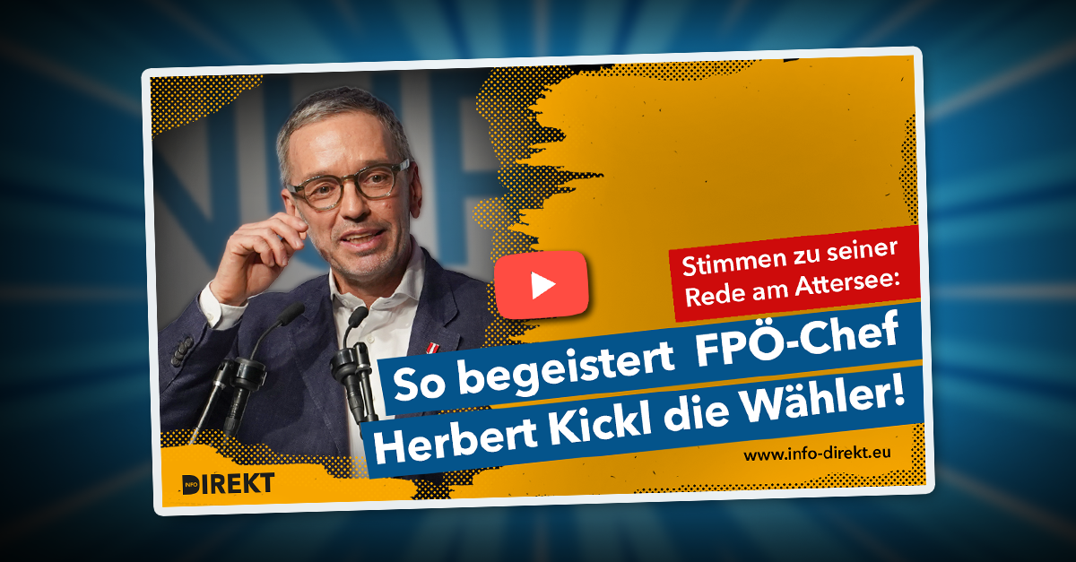 Damit begeistert FPÖ-Chef Herbert Kickl seine Wähler!