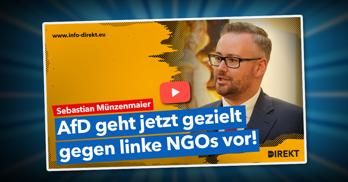 Münzenmaier: AfD geht jetzt gezielt gegen linke NGOs vor!
