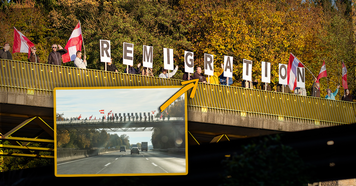 Neue Aktionsform: 30 Minuten für Remigration