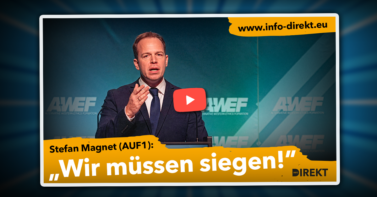 2. Alternativ-WEF: AUF1-Chef Stefan Magnet zieht Bilanz
