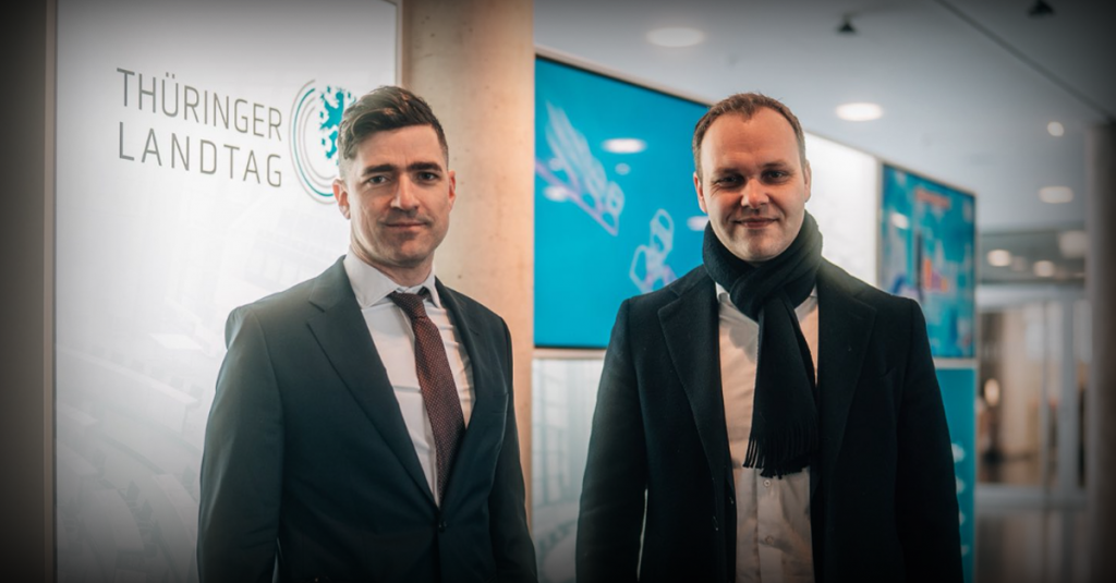Auf Einladung der AfD: Martin Sellner im Thüringer Landtag