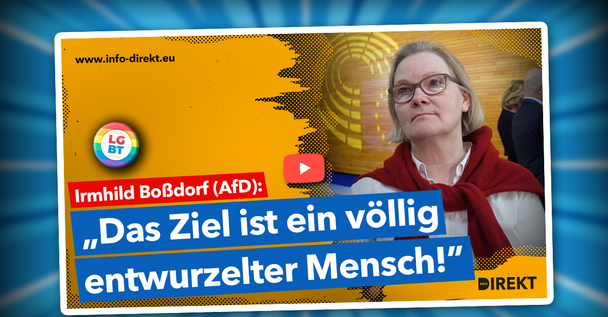 Irmhild Boßdorf über die EU-LGBTQ-Agenda: „Das Ziel ist ein völlig entwurzelter Mensch"