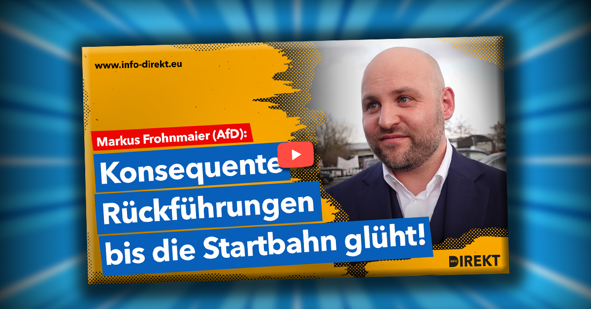 Frohnmaier (AfD): Rückführungen bis die Startbahn glüht!