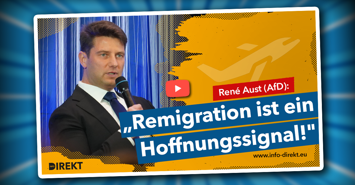René Aust: „Remigration ist ein Hoffnungssignal!"