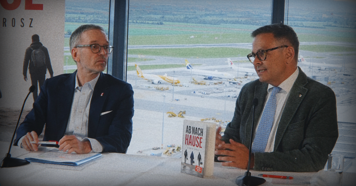 "Ab nach Hause": Gerald Grosz präsentiert neues Remigration-Buch
