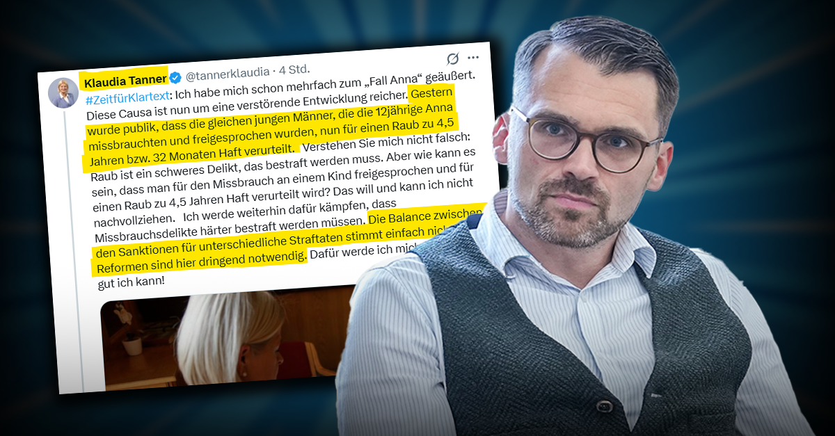 Schluss mit dieser Heuchelei, Frau Minister Tanner!