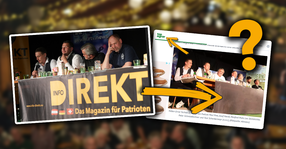 "top agrar" manipuliert Bilder und zensiert Info-DIREKT